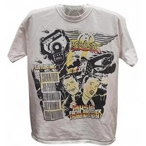 Aerosmith Music From Another Dimension T-Shirt Size L – Faded with Pink Tint